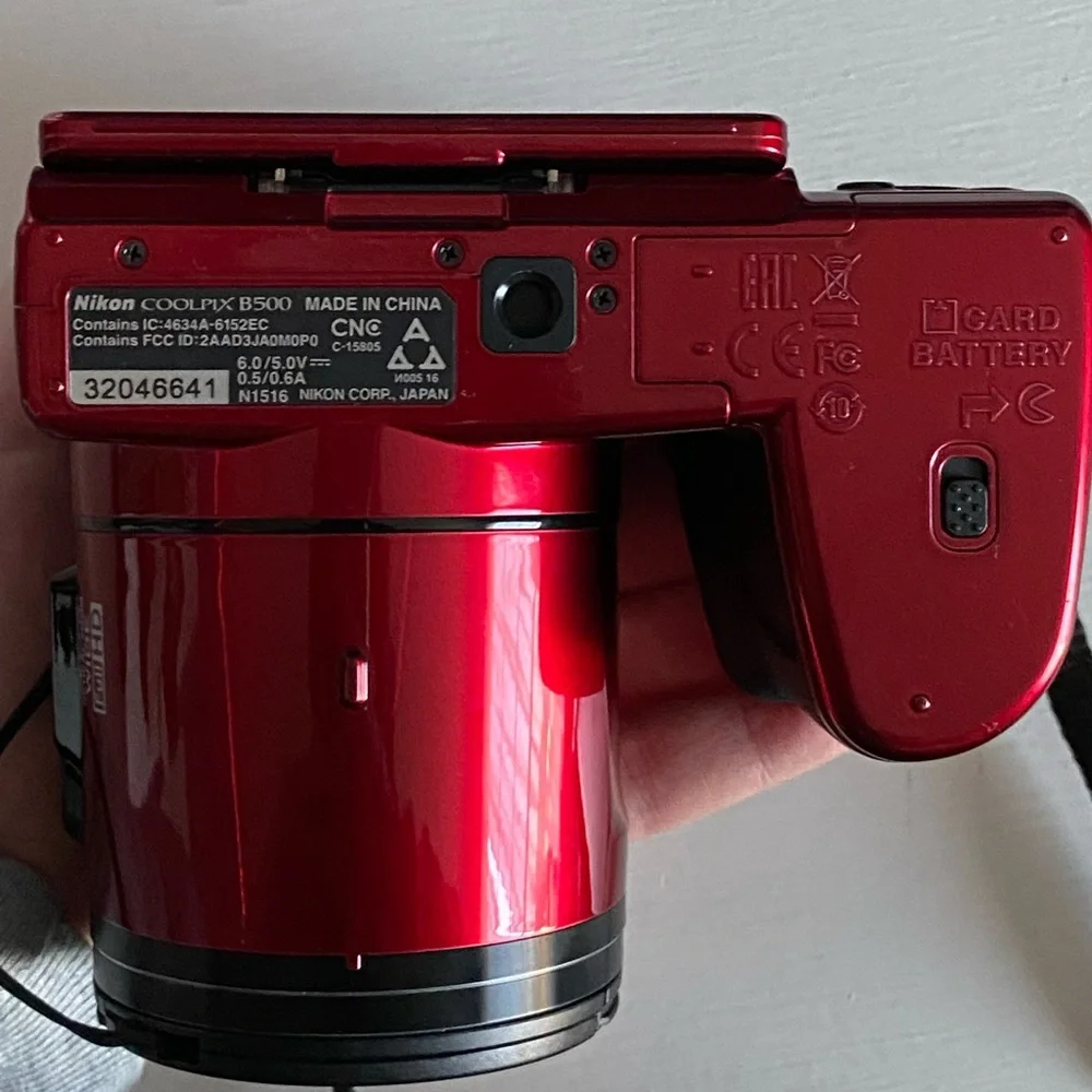 Used red COOLPIX B500 Digital Camera from Nikon